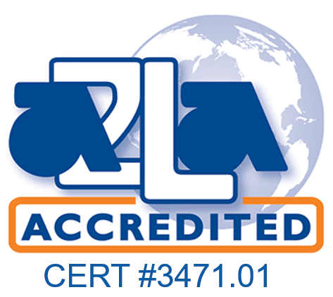 A2LA Cert #3471.01